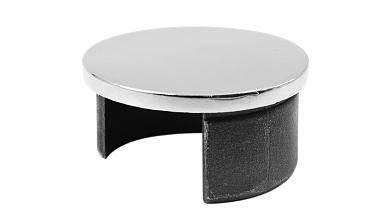 Заглушка с пазом на трубу Ø48.3 мм полированная (AISI 304) k235 купить в Алматы