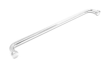 Ручка-полотенцесушитель, полированная, без кноба 19х450, для стекла 8-10 мм, под отверстие 12 мм t623-450 PSS купить в Алматы