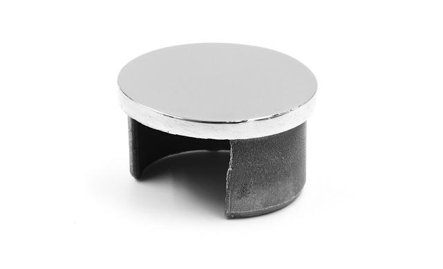 Заглушка для поручня с пазом Ø42.4 мм, 5х34 мм полированная (AISI 304) k099-3 