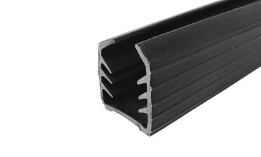 Уплотнитель в поручень с пазом 24х24 для стекла 12 мм, EPDM Фk301 купить в Алматы