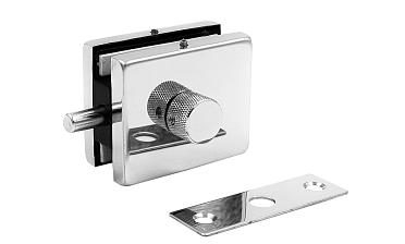 Защелка с ответной частью на стену и пол, полированная, вырез 17 t138 PSS купить в Алматы