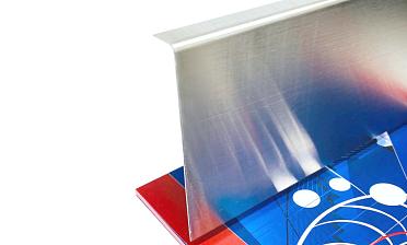 Тыльная накладка из шлифованной нержавейки на профиль т100 15.5х101 мм длина 2 м т100-10 купить в Алматы