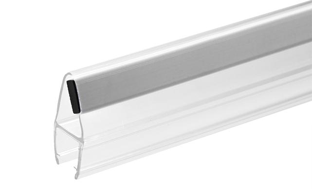 Комплект уплотнителей для стекла в душевую кабину (2 шт.), стекло-стекло 10 мм, с магнитом 90°/180°, 2200 мм t220 2