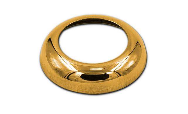 Низ стойки малый Ø38.1 мм, S=0.4 мм, Ø60 мм, полированный, золото k015-88