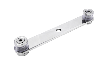 Стеклодержатель пластинчатый, под стекло 6-12 мм, полированный (AISI 201) k047-5 купить в Алматы