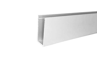 П-образный профиль 40 мм верхний, алюминиевый анодированный, длина 3000 мм т24 AL  купить в Алматы