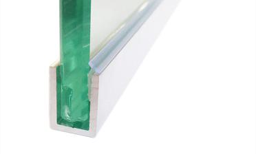 Уплотнитель прозрачный для П-образного алюминиевого профиля t756 (елочка) t755 купить в Алматы