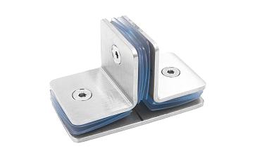 Коннектор для душевой кабины на 3 стекла шлифованный t727-2 SSS  купить в Алматы