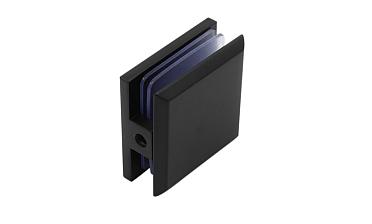  Коннектор для душевой кабины стена-стекло 45х45, вырез 67, цинк, черный t730 BZn купить в Алматы