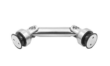 Крепление стекло-стекло, штанга 82 мм, под зенковку tt202-82 SSS купить в Алматы