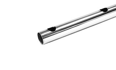 Труба AISI 304 25х1х6000, с перфорацией под  Ø12, 90°, GRIT 600 837-2 купить в Алматы