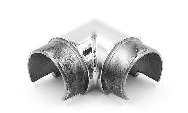 Отвод с пазом на трубу Ø48.3 мм, полированный (AISI 304) k237 купить в Алматы