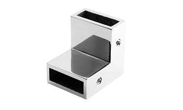 Соединитель труба-труба 90°, для трека 30х10 мм, AISI 304, полированный t460 PSS купить в Алматы