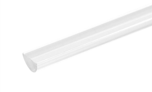 Порог для душевых пластиковый 2200 мм, прозрачный t218-2 2