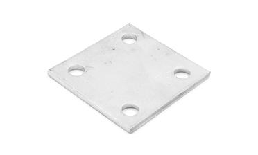 Фланец стойки 71х71х5 (4.3), AISI 304, 4 отв. М10 k115-4  купить в Алматы