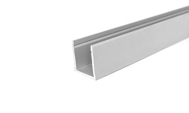 П-образный профиль 20 мм нижний, алюминиевый анодированный, длина 3000 мм т22 AL  купить в Алматы