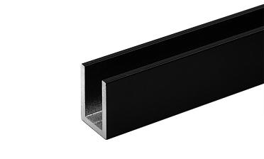  П-образный профиль 19x13, L=2200, алюминий ,черный t756 BL купить в Алматы