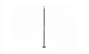 Готовая стойка Ø38,1 мм, с фланцем и наконечником, высота 950 мм, полированная (AISI 304) k702 купить в Алматы