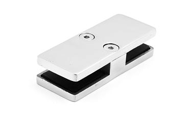 Соединитель стекол, прямой, 101х40, нержавеющая сталь AISI 304, полированная k118 купить в Алматы