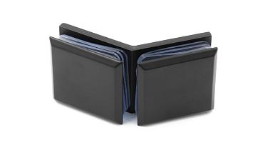 Коннектор для душевой кабины стекло-стекло 135°, цинковый сплав, черная  t736 BZn купить в Алматы