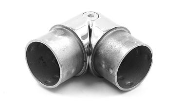 Поворот литой, шарнирный под Ø42.4 мм, полированный, AISI 304 k273 купить в Алматы