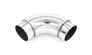 Отвод поручня под Ø38.1х110х1.5 мм, 90°, литой, полированный 600 Grit, с двумя установочными кольцами, (AISI 316) k059-4 купить в Алматы