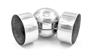 Поворот поручня, шаровый под Ø50.8х0.8 мм, полированный AISI 201 k053-7 купить в Алматы