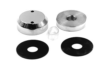 Комплект торцевого крепления несущего стекла, полированный, литой. AISI 304 k277-6  купить в Алматы