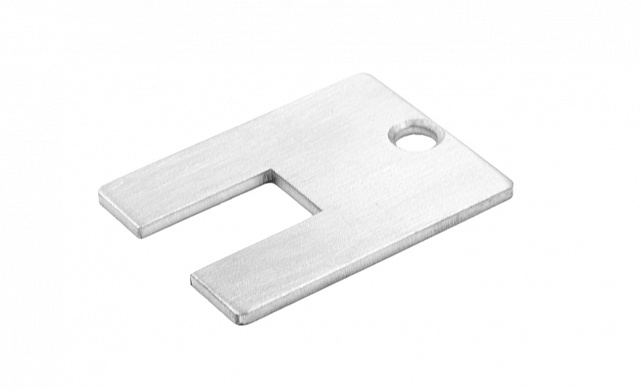 Торцевая заглушка на профиль алюминиевый для перегородок t42-12 Торцевая заглушка на профиль алюминиевый для перегородок t42-12