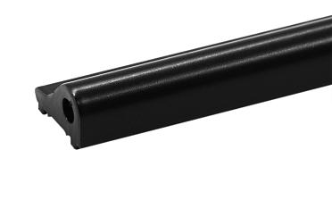 Порог для душевых перегородок 1000 мм, черный матовый Фt118 ALBL купить в Алматы