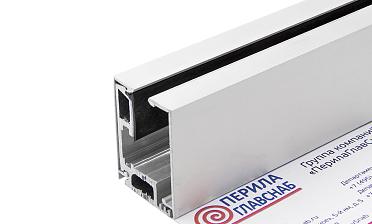 Профиль алюминиевый зажимной для стекла 8-12 мм, АНОД с отверстием, длина 3 м т40-7 AL купить в Алматы