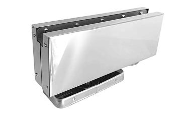 Фитинг нижний со встроенным доводчиком для стеклянной двери до 80 кг, полированный t185-2 PSS   купить в Алматы