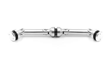 Крепление на три стекла 10-12 мм, штанга 82 мм, без зенковки tt204-82A SSS купить в Алматы