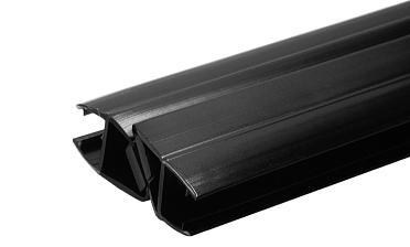 Комплект уплотнителей для стекла 8 мм, стекло-стекло 2200 мм, 90°/180°, с магнитом (2 шт.), черный (t210) t210-2 BL-U купить в Алматы