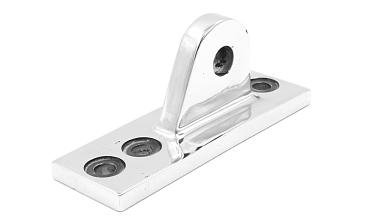 Крепление ванты(тяги) козырька к стойке алюминиевого фасада, AISI 304,литое,полированное, k610 купить в Алматы