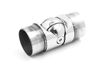 Поворот шарнирный под Ø50.8 мм, полированная, (AISI 304) k011 купить в Алматы