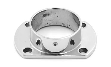 Фланец укороченный, литой, полированный, для трубы Ø50.8 мм, полированный, (AISI 304) k094 купить в Алматы