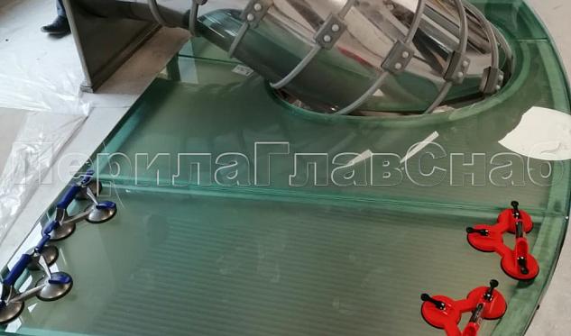 Стеклянный пол в Алматы. Готовые проекты ПерилаГлавСнаб