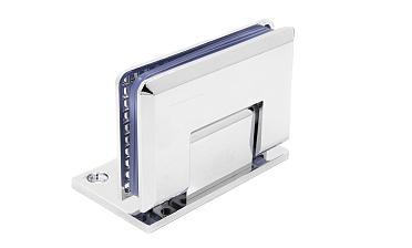 Петля для душевой кабины стена-стекло 90° 90х55 мм латунь-хром, полированная t305 PC купить в Алматы