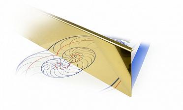 Накладка под золото (тыльная/лицевая) 2000 мм на профиль k601, для стекла 10-12 мм k601-10-88 купить в Алматы