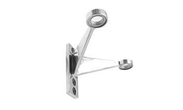 Крепление рутеля к стене, двойное, фланец с тремя отверстиями, AISI 304 k612-2 купить в Алматы