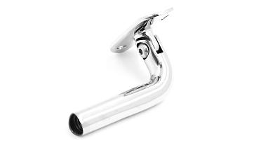 Держатель поручня выносной на стойку, с регулируемым ложементом под трубу Ø50.8 мм, полированный, (AISI 304) k261-4 купить в Алматы