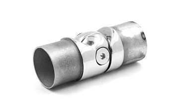 Поворот литой, регулируемый, шаровый, под Ø38.1 мм, полированный, (AISI 316) k250-2 купить в Алматы