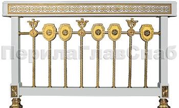 Латунные ограждения лестниц серия – Палладий XL01-1 в Алматы. Готовые проекты ПерилаГлавСнаб