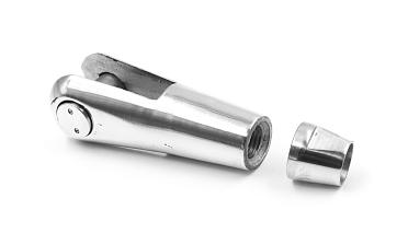 Наконечник ванты (тяги) с резьбой М16 правый, литой , полированный (AISI316) k661-16-R купить в Алматы