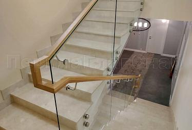 Цельностеклянные ограждения на несущем стекле купить в Алматы