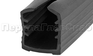Уплотнитель в поручень с пазом 27х30 для стекла 10 мм, EPDM Фk305 купить в Алматы