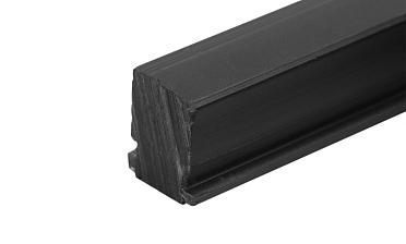 Подставка для стекла в профиль т40, материал ТЭП, цвет черный т40-05 купить в Алматы