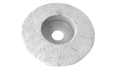 k427-4 войлок белый Ø85х8 мм очищенный, для тонкой полировки 11 000 rpm, Premium купить в Алматы