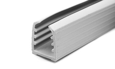 Уплотнитель в поручень с пазом 24х24 для стекла 8+8мм, EPDM (палки по 3м) СЕРЫЙ Фk303-G купить в Алматы